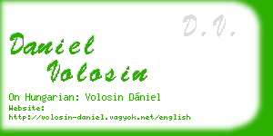 daniel volosin business card