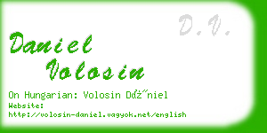 daniel volosin business card